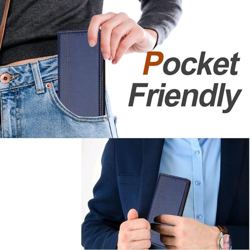 Funda tipo billetera con soporte abatible para teléfono Motorola Moto G Play G Stylus G Power 2024 2025 - Imagen 30 de 66
