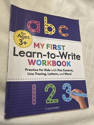 ABC My First Learn-to-Write Workbook 2019 Handwriting for Ages 3+