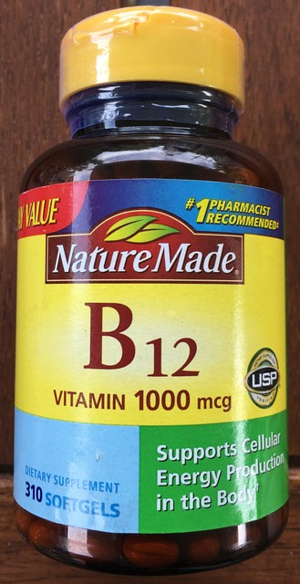 Nature Made 2916 Vitamin B12 1000 Mcg. Softgels - 150 ...