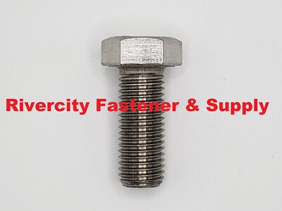 (10) M16-2.0x40 Stainless Hex Head Cap Screws 16mm x 40mm Bolts M16x2.0 x 40 