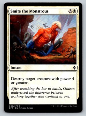Smite the Monstrous Battle for Zendikar Regular