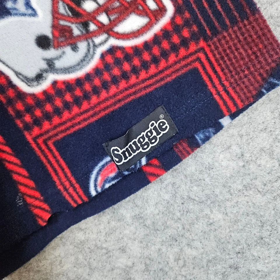 Acurrucada Manta de los Patriotas de Nueva Inglaterra Manga Poliéster Cálida Invierno Acogedora Fútbol Foto 2 de 4