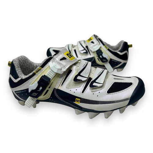 Mavic Scorpio MTB Cycling Shoes women's 7.5 (EU39 1/3) UK 6 White Likenew EUC - Picture 6 of 15