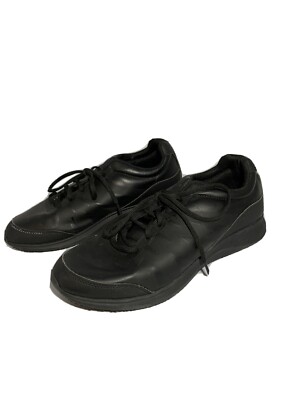 Tred Safe Shoes Women Size 10 Black Oil & Slip Resistant Sneakers 