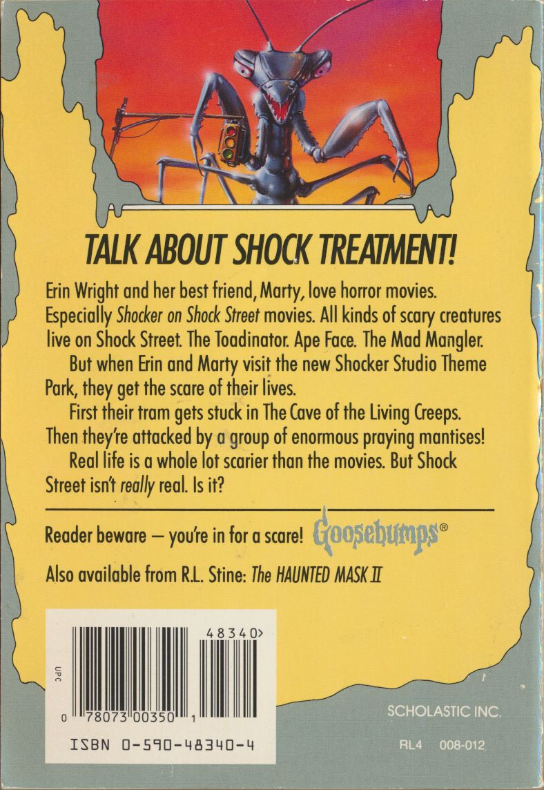 Goosebumps 35 A Shocker on Shock Street 1st PRINING VERY GOOD+