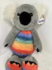 F.A.O Schwarz Koala Bear Rainbow Tummy 17 Inch Dreamies With Tags Stuffed Toy