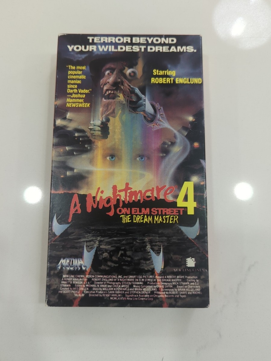 La'cryma Christi　4U　VHS A Nightmare On Elm Street 4 The Dream Master VHS 1988 Media