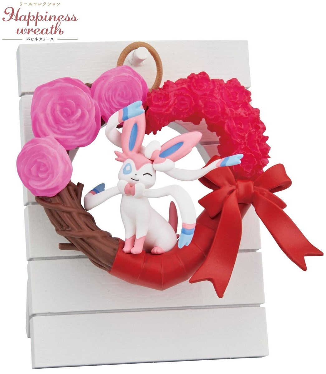 RE-MENT Pokemon Wreath Collection Happiness Mini Flowers Ornament