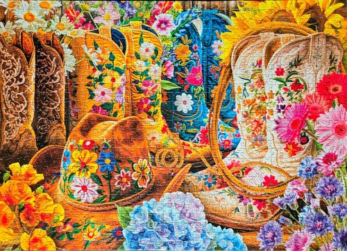 Cowgirl Boots, 1000 piece puzzle, Eurographics Puzzles