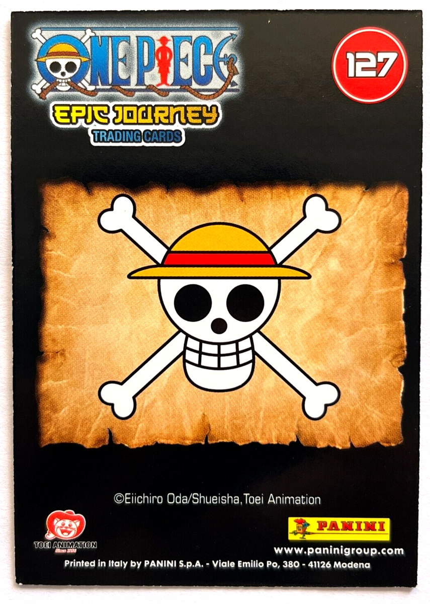 2022 ONE PIECE Epic Journey Panini Card #127 MONKEY D´LUFFY WANTED