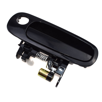 JDMON Set 8 Maniglie Porte Per Toyota Corolla 1998-2002 - Esterno Nero E Interno Grigio, Ricambio Completo