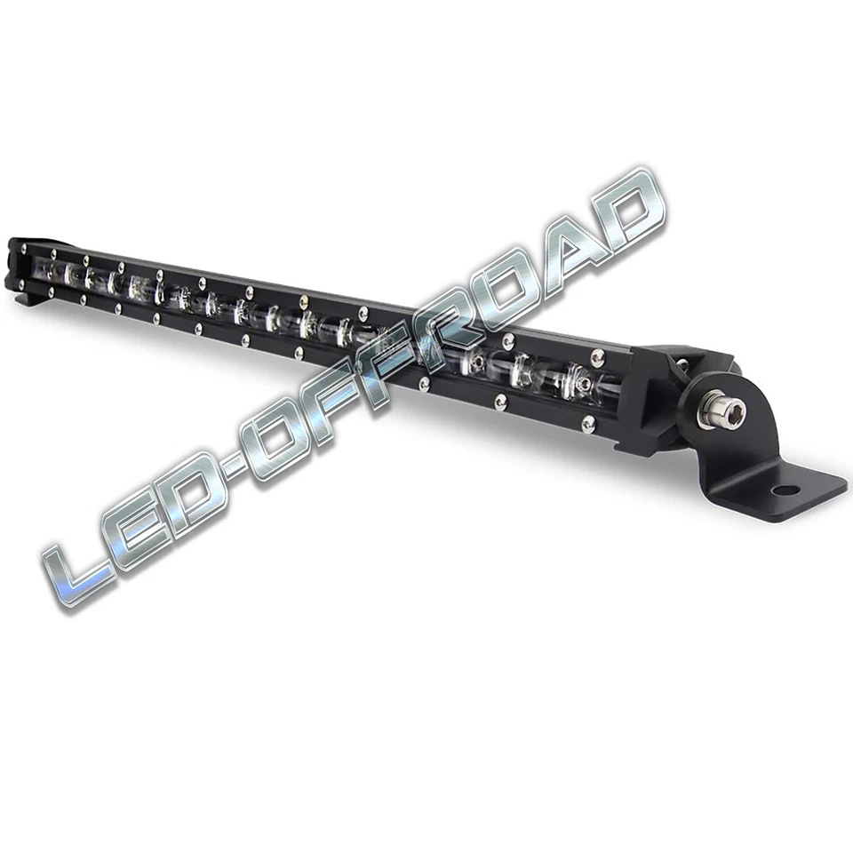 Slim 44 Inch LED Light Bar Spot Off Road Car Truck 4WD SUV ATV Boat Roof Driving - Image 3 of 4