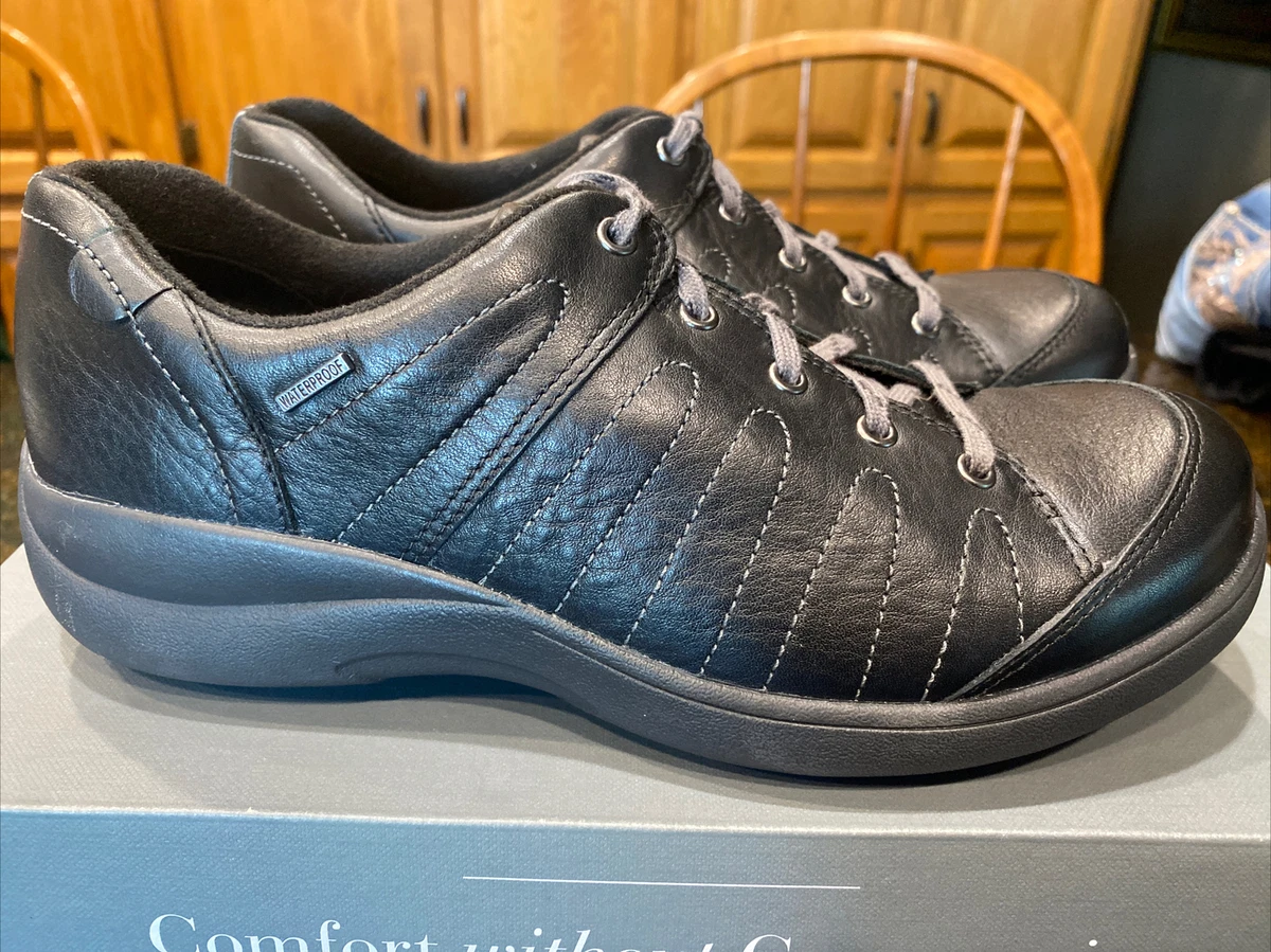 Aravon Women s REVSAVOR Black Adjustable Lace Shoes Size 6.5 D eBay