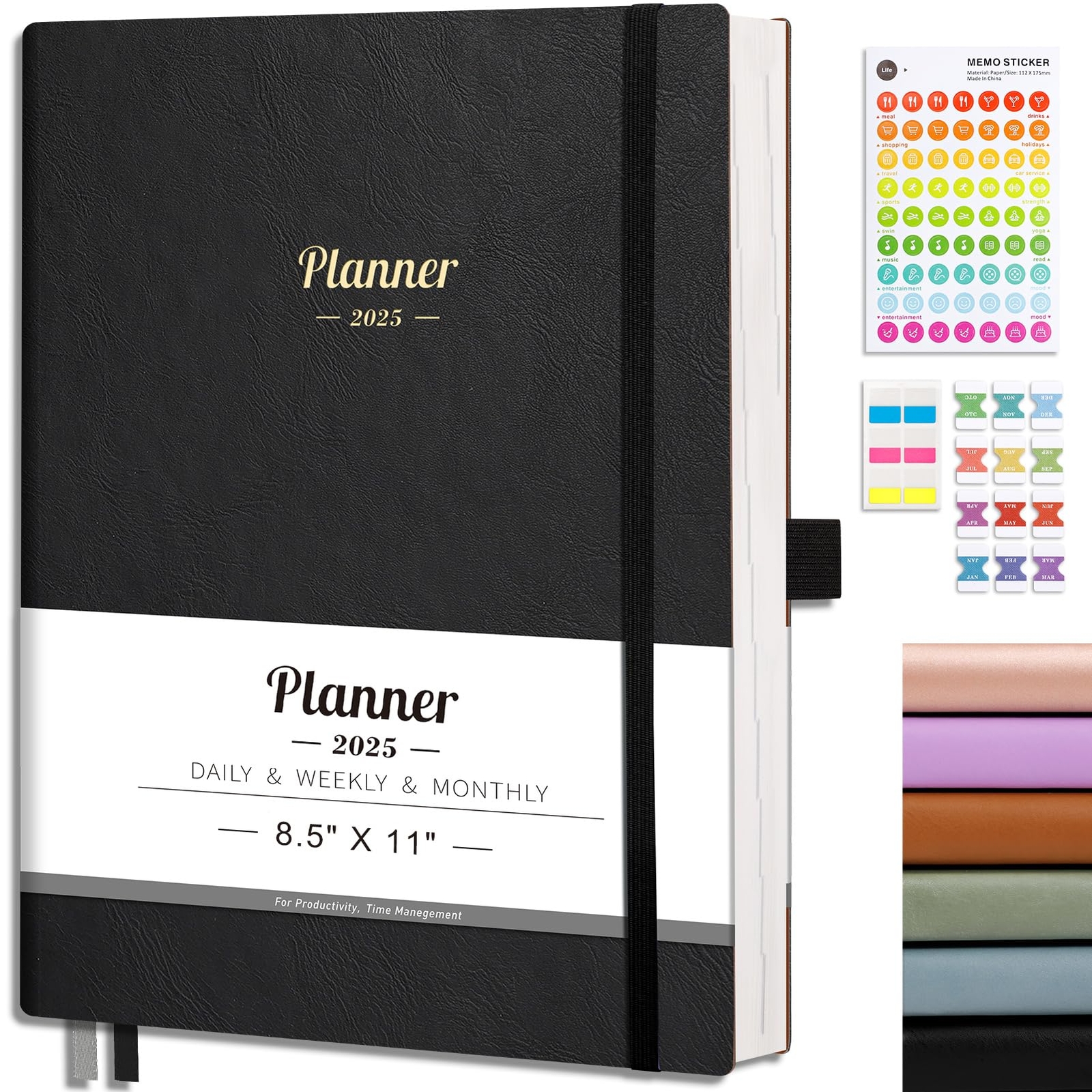 2025 Planner Weekly and Monthly Planner 2025-2026 Calendar Planner 15-Months J