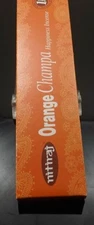 NITIRAJ ORANGE CHAMPA HAPPINESS INCENSE 1 HOUR BURN TIME ALL NATURAL