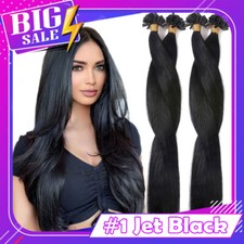 THICK Nail U Tip Remy Human Russian Hair PRE BONDED 200G Extensions Balayage DIY