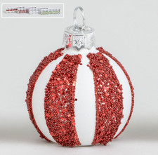 Christmas Place Card Holders Table Decoration Set x6 25mm Candy Stripe Design