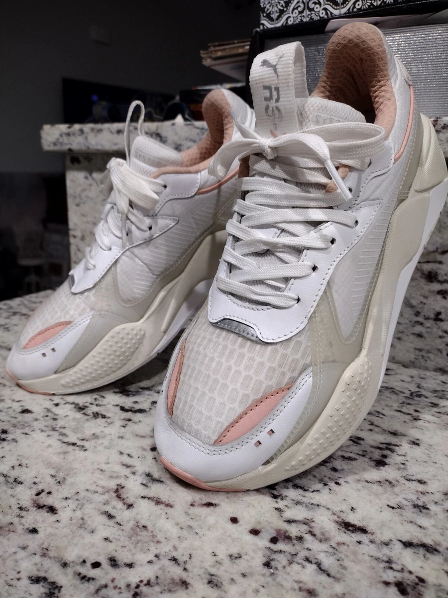 Puma rs x 2025 tech white peach