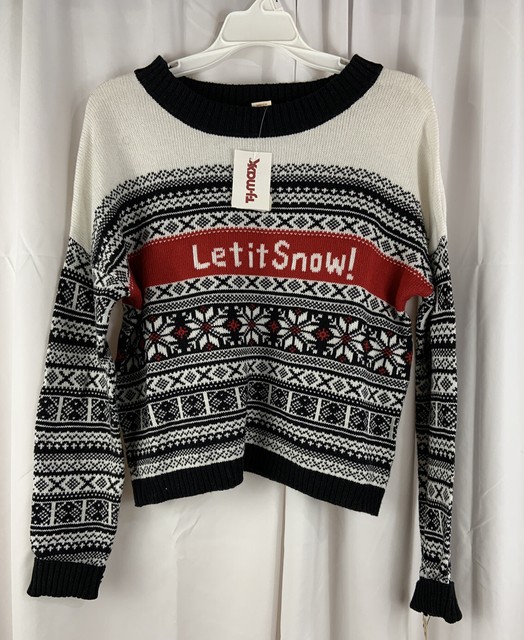 ebay let it snow sweater