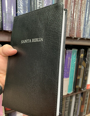 Biblia Ultrafina,  reina valera 1960 negro piel fabricada con referencias 