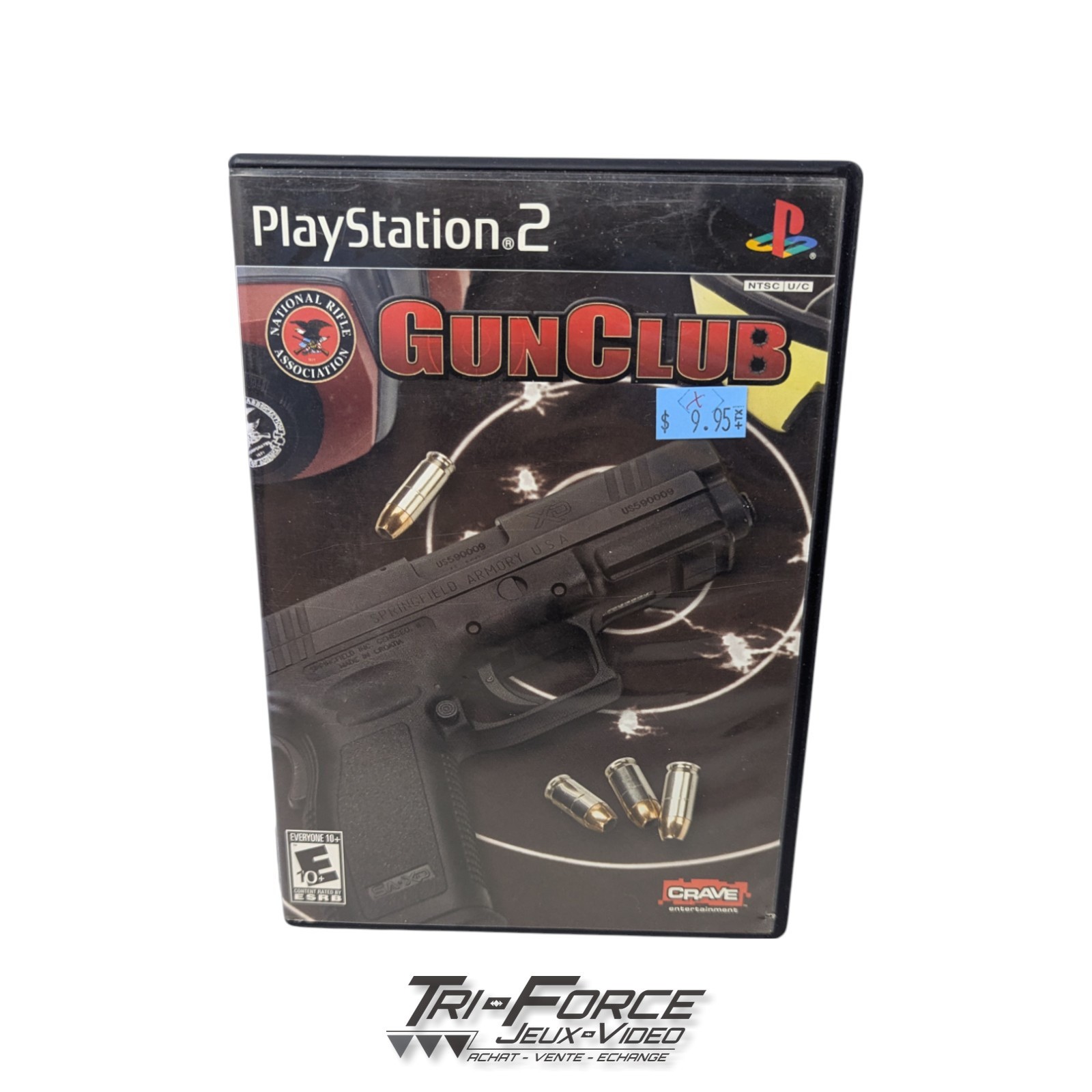 Gun Club Playstation 2 PS2 No Manual , Tested !