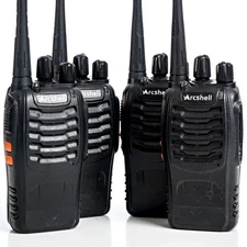 Arcshell AR-5 Handheld Walkie Talkie Radio - Lot of 4 - No Charger - WORKING