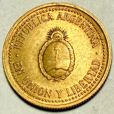 アルゼンチン　1992 1992 Argentina 10 Centavos Coin, KM#107 | eBay