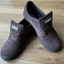 Image of GLOBE Appleyard Mahalo Maroon Suede Leather SkateboardTrainers UK7.5 EU41 NEW