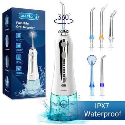 Cordless Water Flosser Dental Oral Irrigator Travel Teeth Cleaner Floss Pick NEW