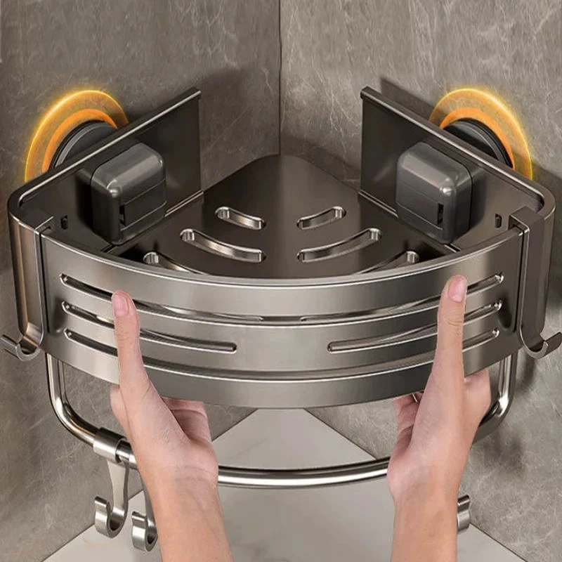 Portasapone doccia – a ventosa, organizer da parete | portasapone magnetico per bagno, portasapone creativo per lavello da cucina, ideale per tenere in ordine gli spazi doccia