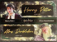 2025 KAKAWOW COSMOS Harry Potter Trading Cards-23/25-Dual Script Art Green Card