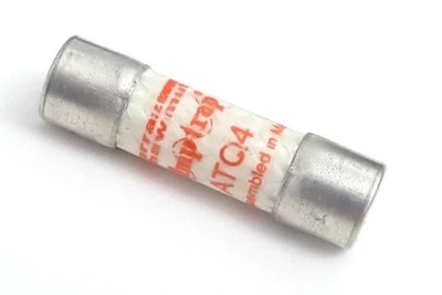 Lot of (3) Ferraz Shawmut ATQ4 Class CC Time Delay 4 Amp Fuse - USED