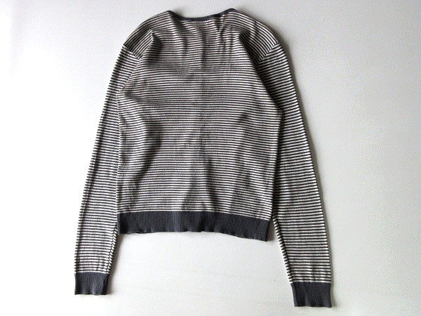 トップス 90s agnes b. knit cardigan dark blue cotton Swing snap cardigan | Agnès b.