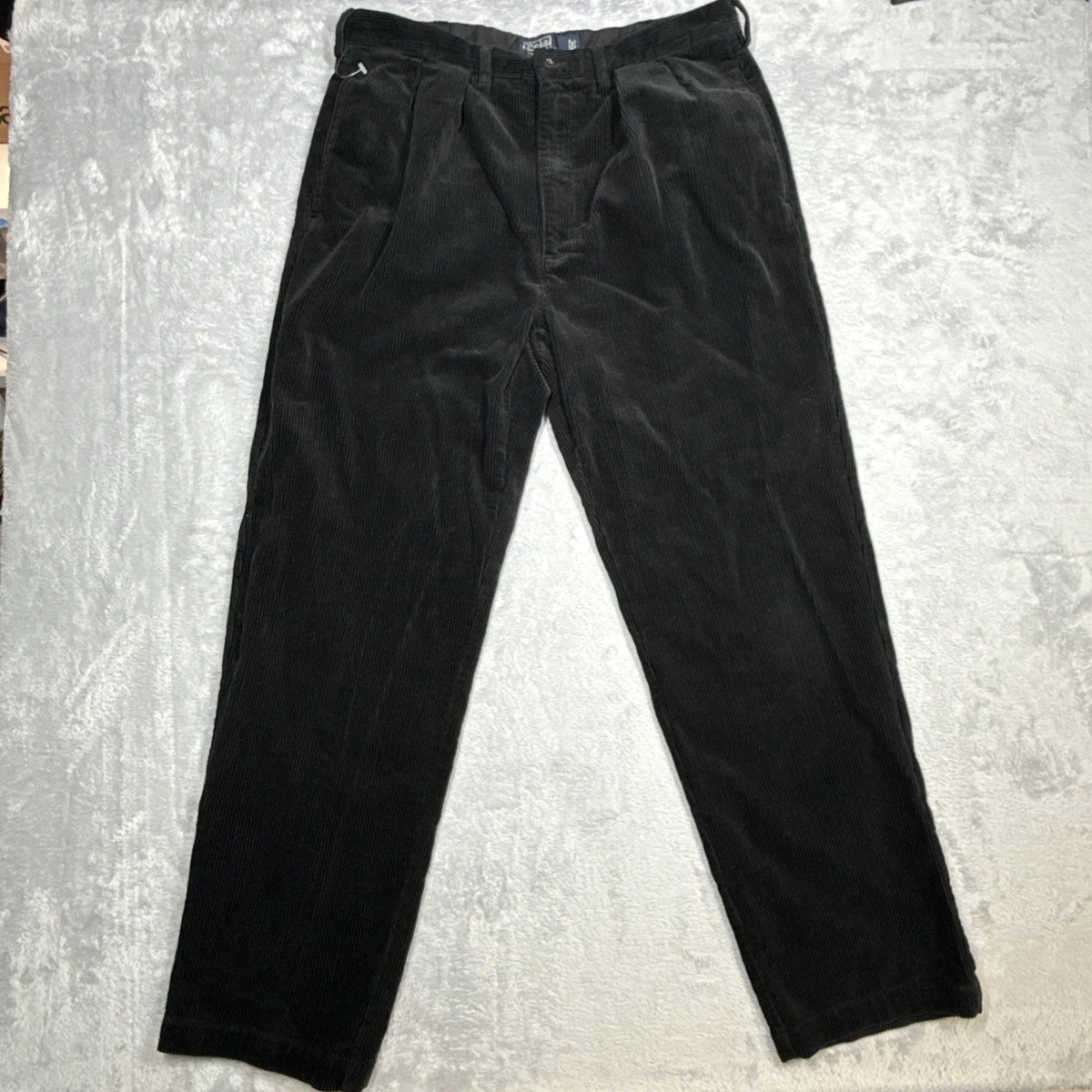 【90s】 POLO andrew corduroy pants BLACK Polo Ralph Lauren Andrew Corduroy Pants for Men for sale - eBay