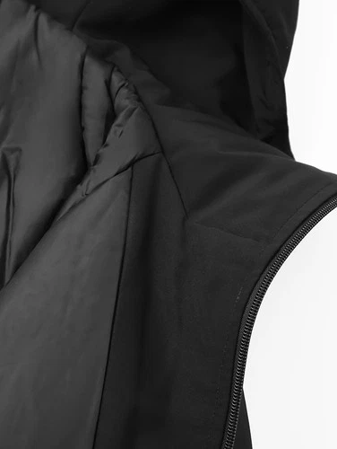 Niepce Men's Techwear Streetwear Hooded Jacket Black Windbreaker Zip Up Coat image 18