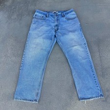 Levi's 505 Regular Fit Jeans Mens 38x30 Blue Denim Straight Leg 100 Cotton