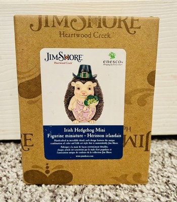 Jim Shore St. Patrick s Day Irish Hedgehog Mini Figurine 6014384