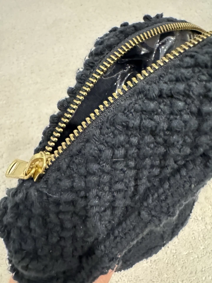 Anthropologie Black Makeup Bag  - Image 2 of 4