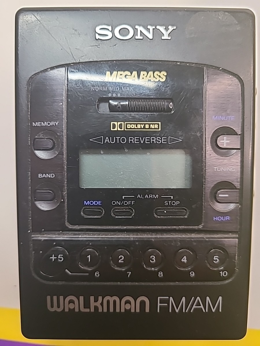 Sony Walkman FM AM Cassette Model WM AF65/BF65 (For Parts Or