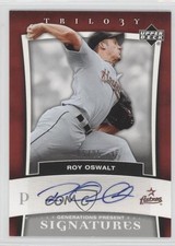 2005 Upper Deck Trilogy Generations Present Signatures 5/25 Roy Oswalt Auto 0b2