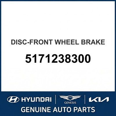 2000-2005 Kia Optima Scheibenbremse vorne OEM Neu 5171238300