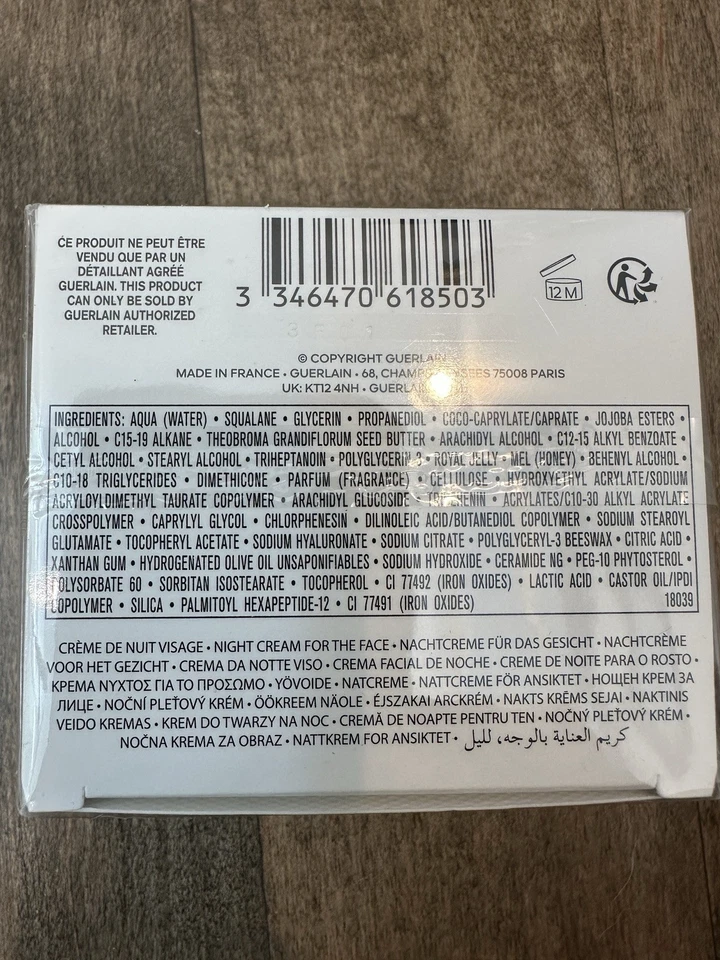 Guerlain ABEILLE ROYALE мед лечение ночной крем 50 мл новый с запечатанный - Изображение 4 из 4