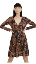 Vestito Lungo Donna Desigual Vest_cira 19WWVKAE taglia L