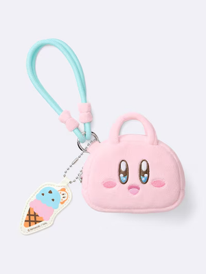 Kirby Pupu Resort Mini Boston Charm Pouch Pink GU Japan Limited