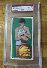 1970 TOPPS BASKETBALL PETE MARAVICH RC ATLANTA HAWKS #123 PSA 6 Nice Centering