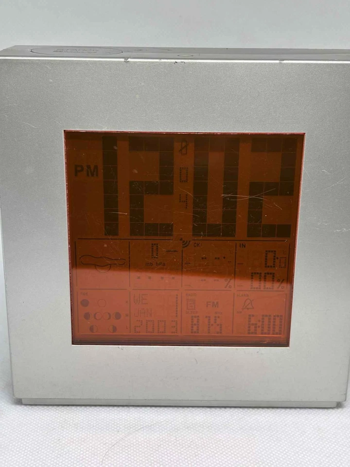 Philippe Starck Oregon Scientific Weather Station Radio Alarm Clock - Image 3 of 4