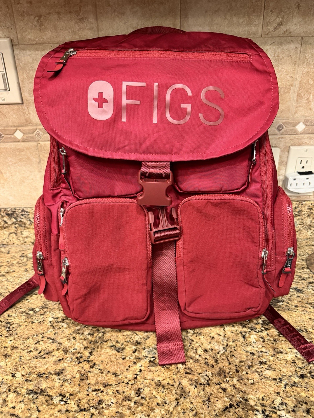 Sac à Dos Figs Unisexe Rare - Noir, Neuf Avec étiquettes, Design Sobre Et Pratique