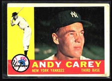 1960 Topps #196 Andy Carey low grade