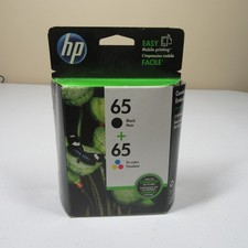 HP 65 Combo Ink Cartridges 65 Black Tri Color New Genuine exp 2019