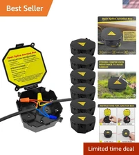 Electrical Junction Box Black Open Splice Box 6 Pack Flame Retardant V0